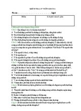 Kiểm tra 15 phút môn Giáo dục công dân 6 (Sách Cánh Diều)